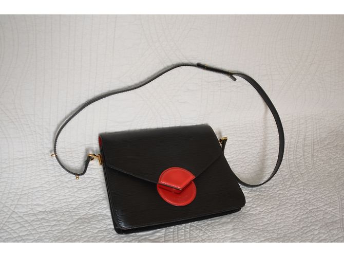Louis Vuitton Handtasche Schwarz Rot - Ansicht 4