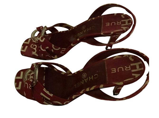 Chanel Heels Dark red - view 2