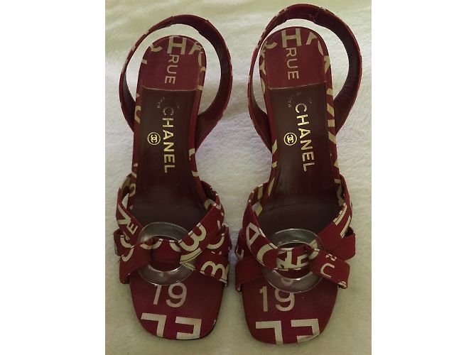 Chanel Heels Dark red - view 4