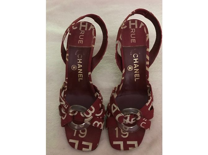 Chanel Heels Dark red - view 8