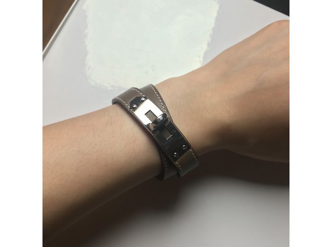 Kelly Hermès Armbänder Taupe - Ansicht 4