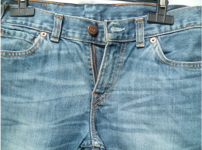 Levi's 544-04 Bootcut Jeans Blau Baumwolle - Ansicht 4