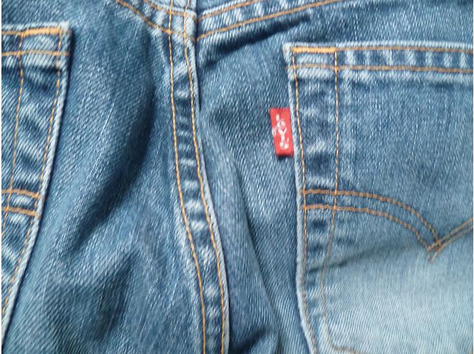 Levi's 544-04 Bootcut Jeans Blau Baumwolle - Ansicht 5