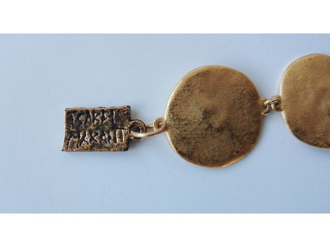 Isabel Marant Armband mit gehämmerten Goldmedaillons Golden - Ansicht 2