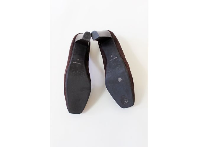 Autre Marque Daniel Horsebit Loafer mit Absatz Wildleder Braun - Ansicht 6