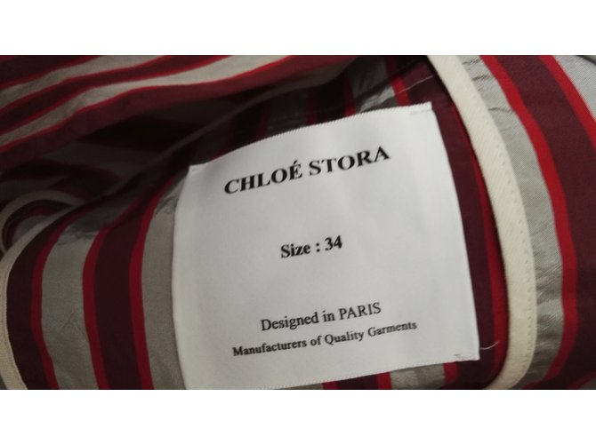 Chloé Stora Jacken Bordeaux - Ansicht 3