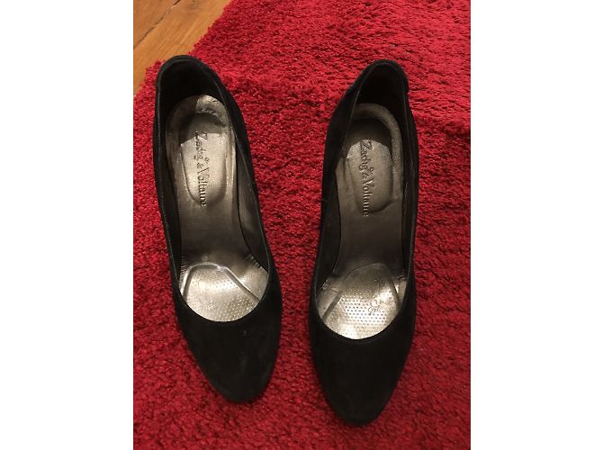 Décolleté Zadig & Voltaire in pelle di cervo nera Nero - vista 2
