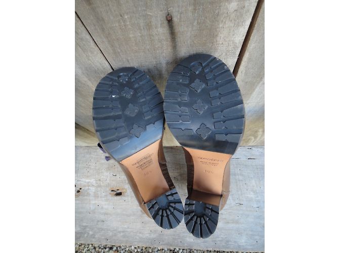 Botines Vanessa Bruno de piel marrón Castaño - vista 5