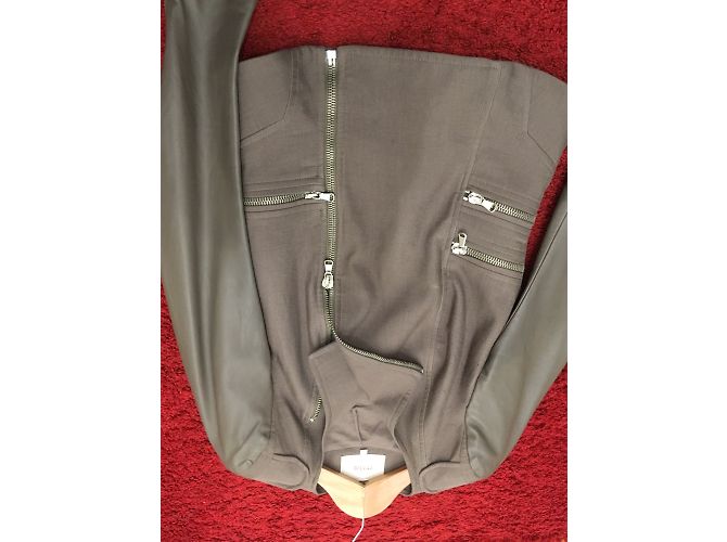 Maje Perefectos Jacke Khaki S - Ansicht 3