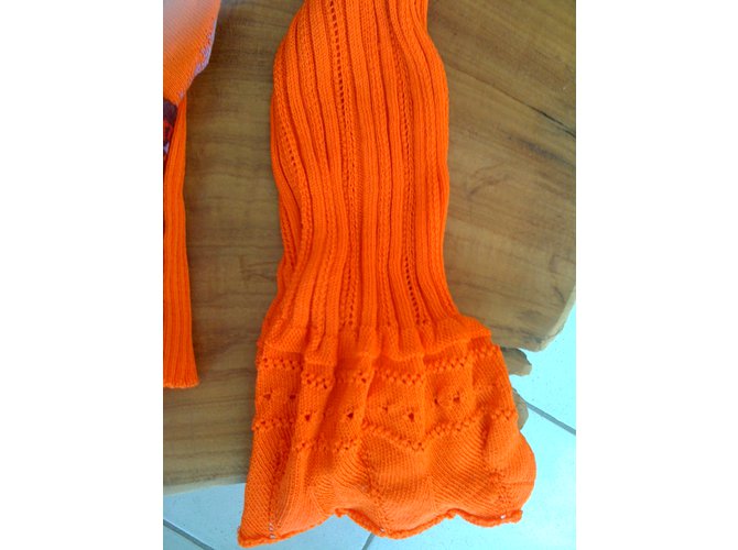 Autre Marque Aldo Martin's Pullover Orange aus Viskose und Polyamid Mehrfarben - Ansicht 5