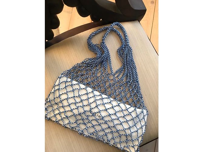 Céline Saco de malha de algodão Celine - vista 6