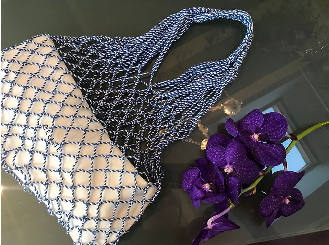 Céline Saco de malha de algodão Celine - vista 8