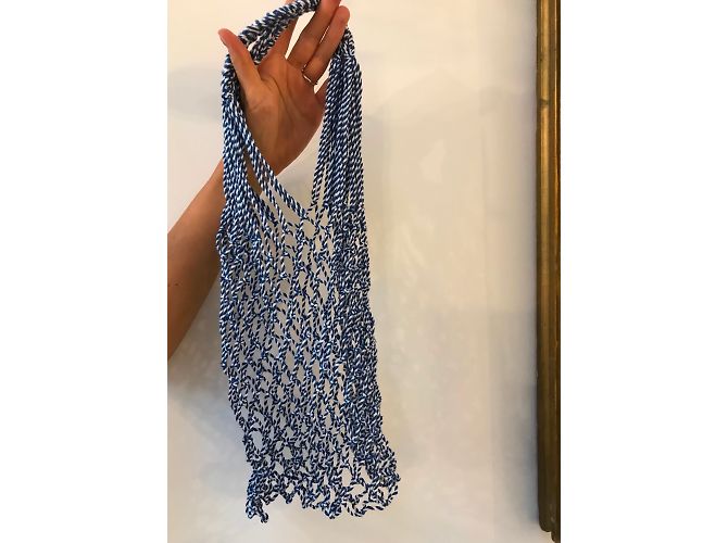 Céline Saco de malha de algodão Celine - vista 9