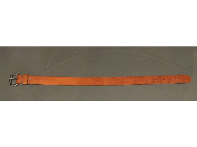 Autre Marque Ledergürtel Cognac 4,3 cm - Ansicht 2