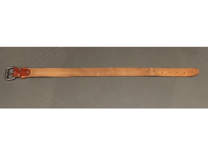 Autre Marque Ledergürtel Cognac 4,3 cm - Ansicht 3