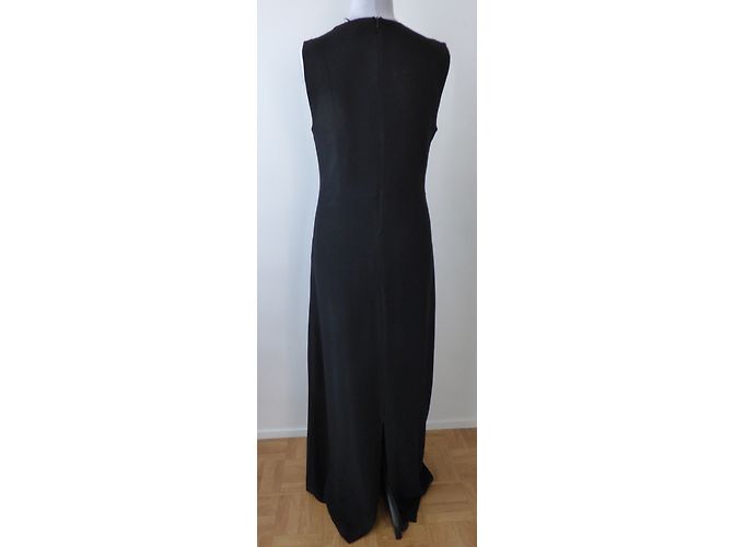 Gerard Darel Abendkleid lang mit schwarz weißen Pailletten - Ansicht 8