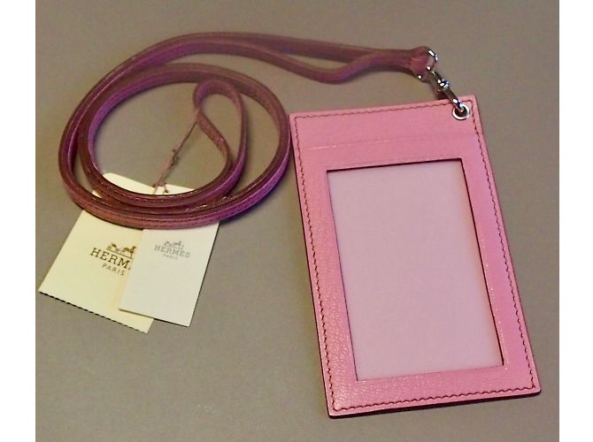 Hermès Geldbörsen, Geldbörsen, Fälle Pink - Ansicht 4