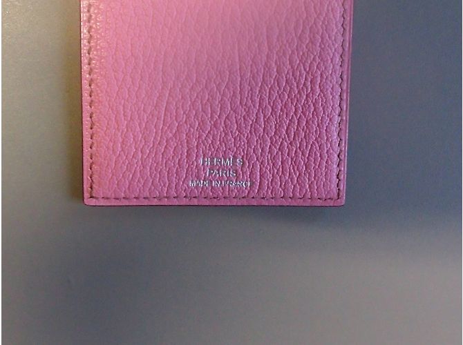 Hermès Geldbörsen, Geldbörsen, Fälle Pink - Ansicht 5