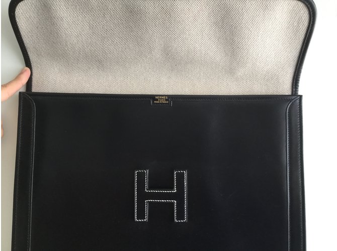 Hermès Jige GM Negro - vista 6