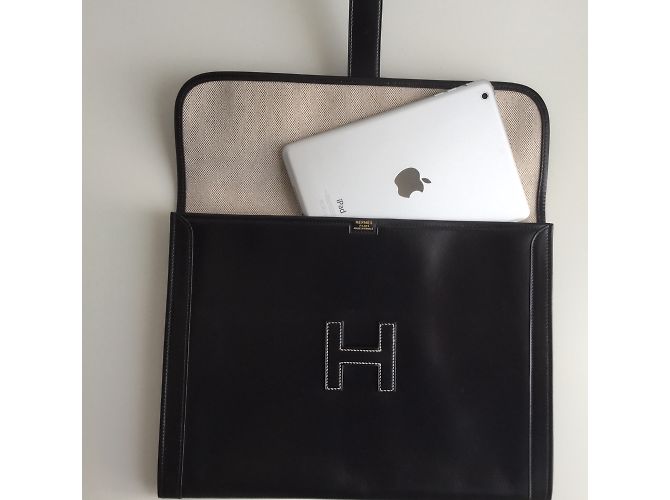 Hermès Jige GM Negro - vista 8