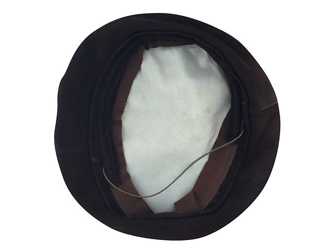 Autre Marque Brauner Wildleder aus Paris 50-60's Dunkelbraun - Ansicht 2