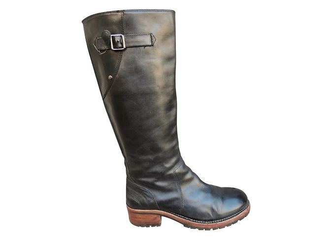 Botas Ash de cuero negro - vista 2