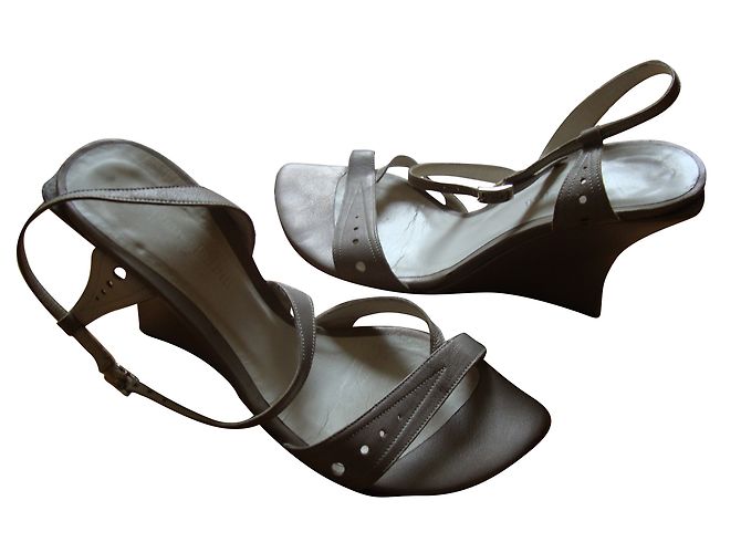 Sandali Stéphane Kelian in pelle viola - vista 2
