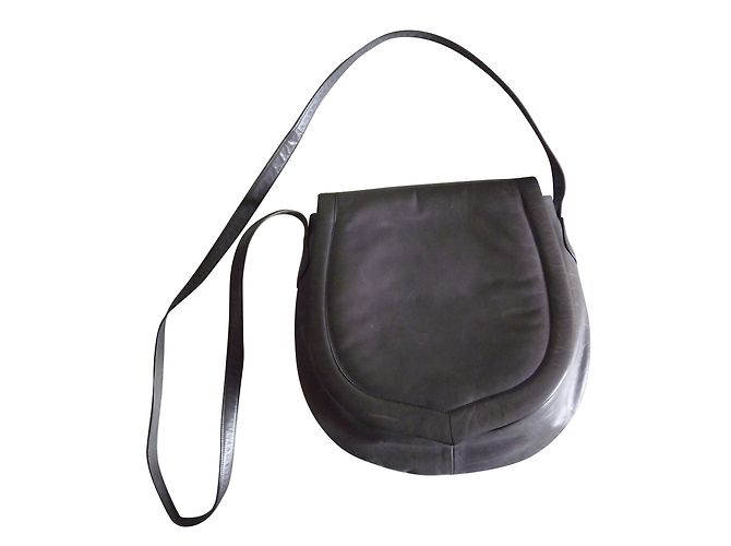 Charles Jourdan Ledertasche Grau - Ansicht 2