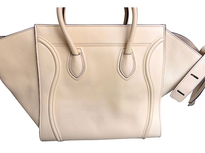 Bolsa Céline Phantom de couro amarela Amarelo - vista 2