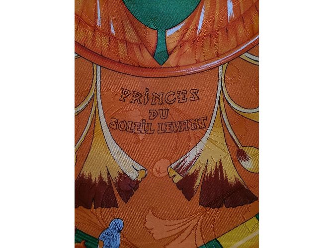Sciarpa di seta Hermès Daimyo Principi del Sol Levante 90x90 Multicolore - vista 9