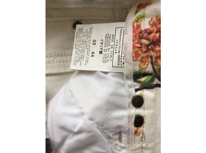 Just Cavalli Jeans de algodão floral - vista 5