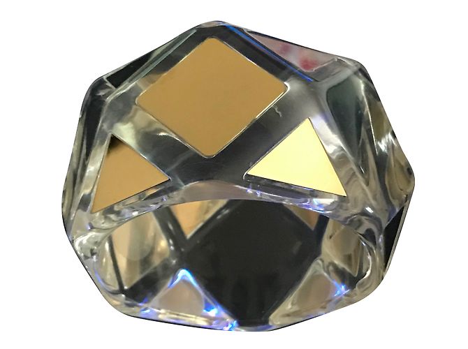 Pulseira Max Mara de resina e ouro Dourado - vista 2
