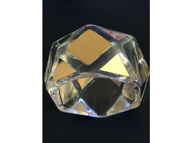 Pulseira Max Mara de resina e ouro Dourado - vista 7