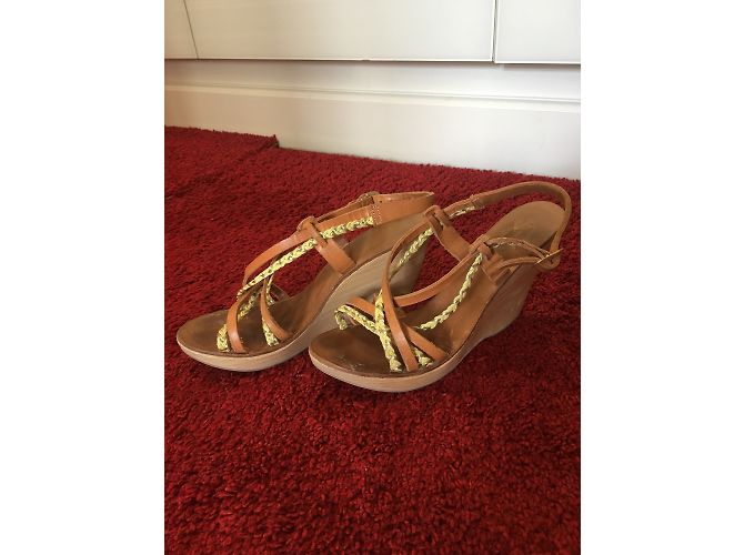 Sandali Paul & Joe in legno beige Taglia 36 - vista 2