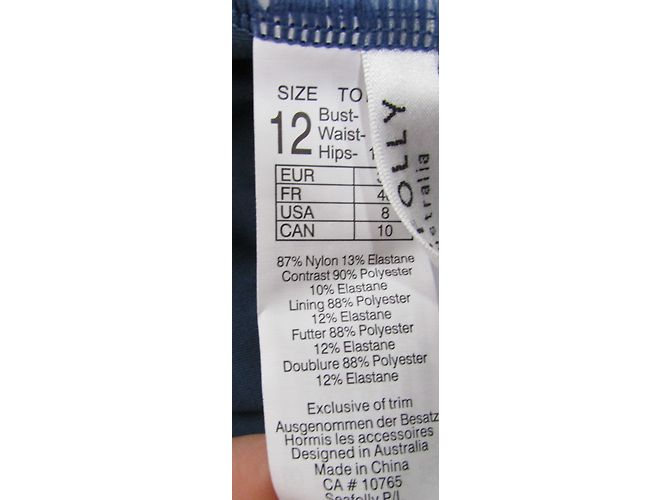 Seafolly Badebekleidung Blau - Ansicht 8
