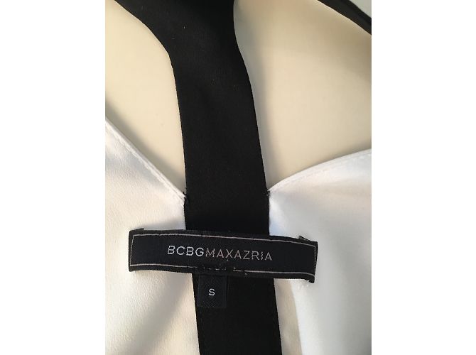Top Danica Bcbg Max Azria Blanco con Escote en V - vista 4