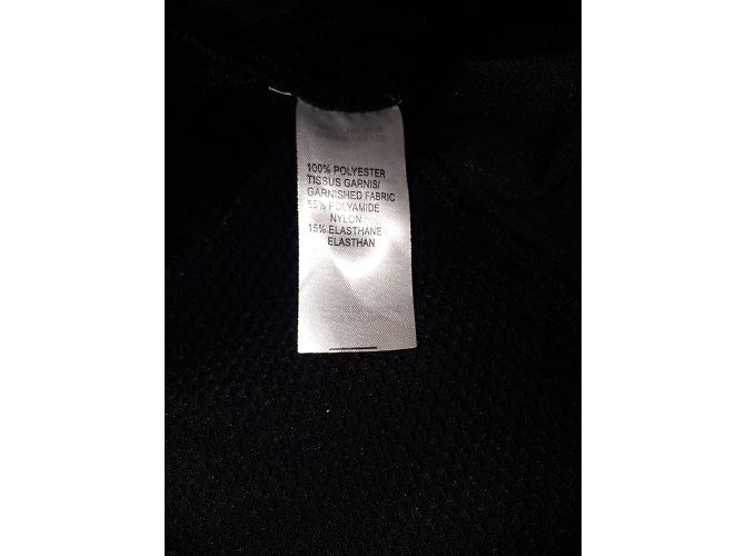 Autre Marque Schwarzes Kleid aus Polyester mit Tüll-Details - Ansicht 4