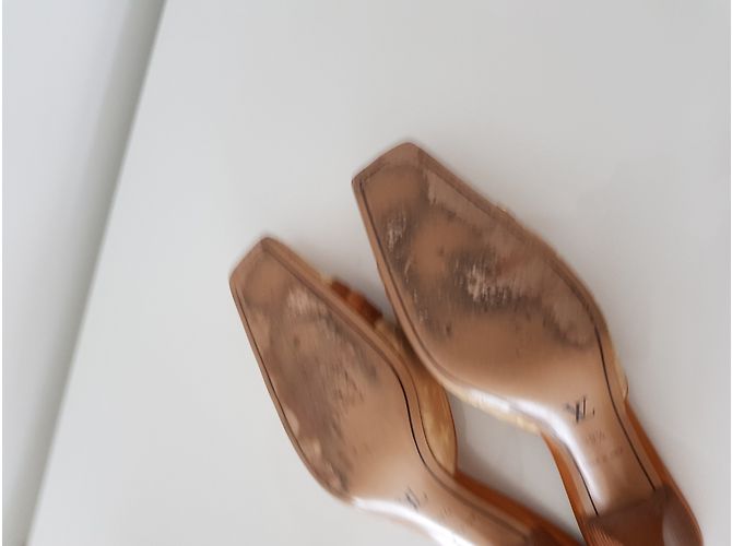 Louis Vuitton monogram kitten heels size Brown - view 6