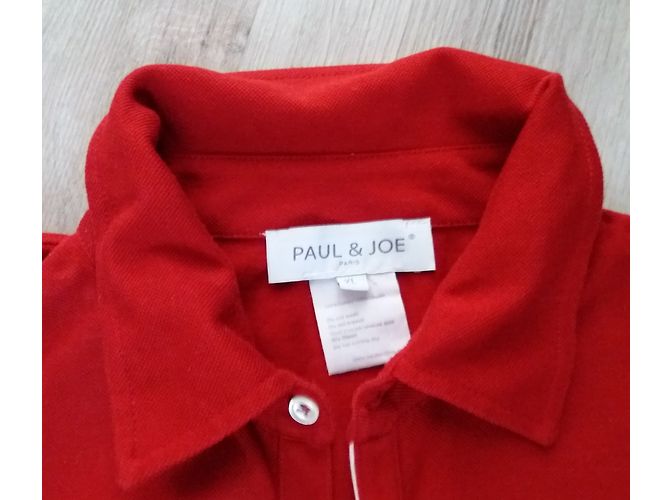 Polo Paul & Joe in cotone rosso XL - vista 3