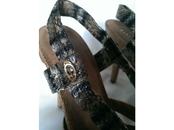 Sandali Guess in pelle nero beige marrone chiaro 39.5 - vista 6