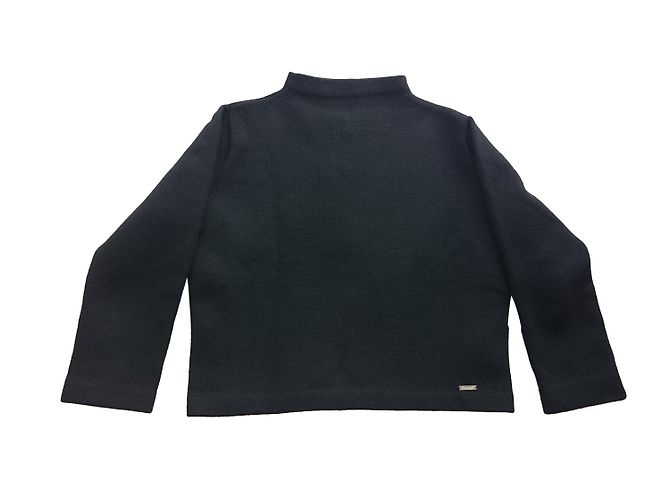 Pull Dsquared2 avec fermeture éclair noir laine - vue 2
