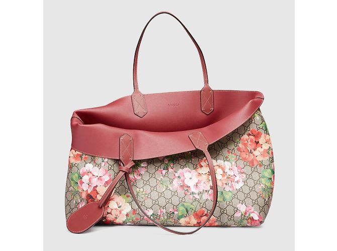 Gucci Bolsa de flor GG reversible - vista 3