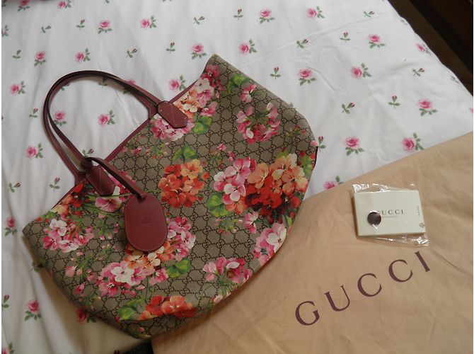 Gucci Bolsa de flor GG reversible - vista 6