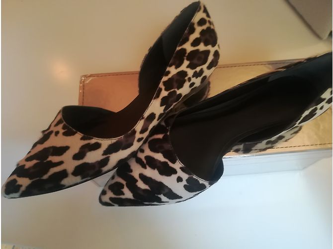 Bailarinas Belle Sigerson Morrison de pelo de pony estampado leopardo Estampado de leopardo - vista 3