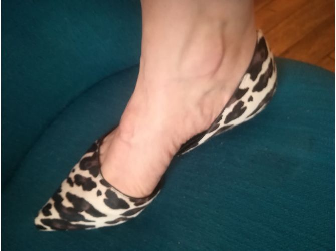 Bailarinas Belle Sigerson Morrison de pelo de pony estampado leopardo Estampado de leopardo - vista 4