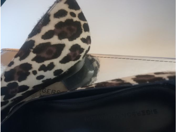 Bailarinas Belle Sigerson Morrison de pelo de pony estampado leopardo Estampado de leopardo - vista 9