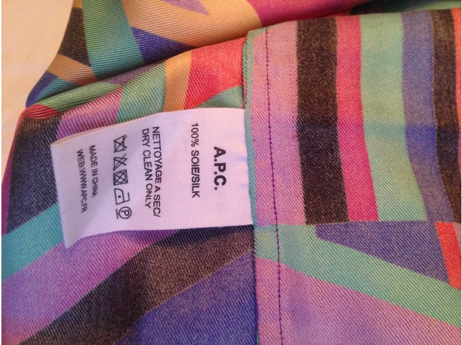 Apc Madras Kleider Mehrfarben - Ansicht 4