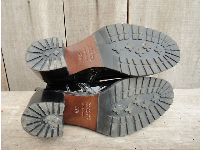 Autre Marque Botas Triver Flight en charol negro - vista 8