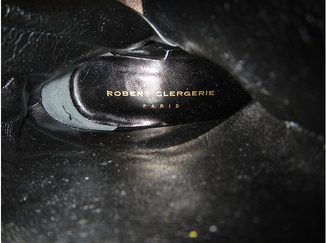 Botas Robert Clergerie de ante beige - vista 2