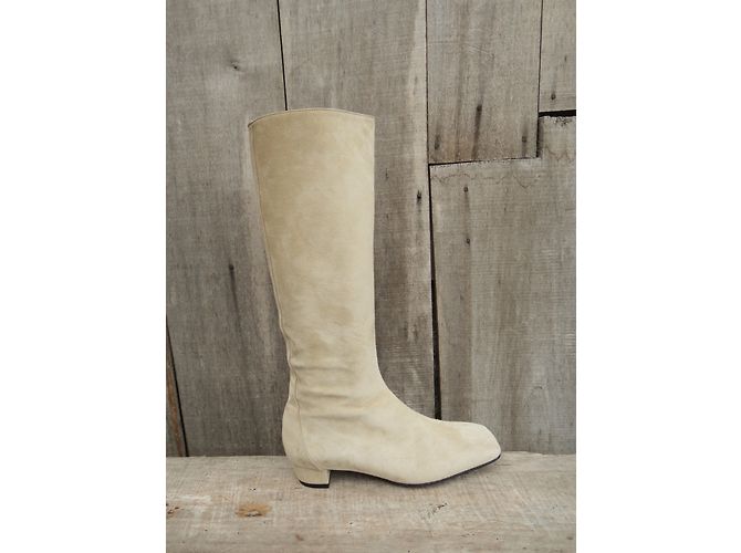 Botas Robert Clergerie de ante beige - vista 3